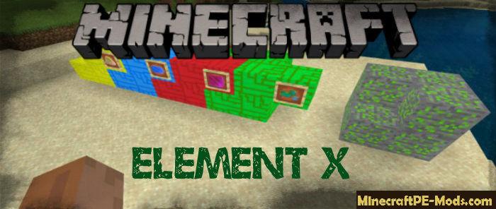 Element X Booster Ore Minecraft Pe Mod Addon 1 17 1 16 Download