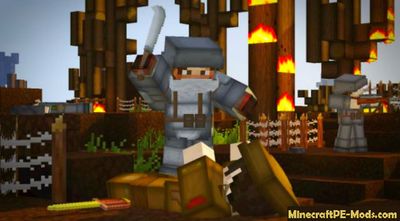 World War I HD PvP Texture Pack For Minecraft PE 1.12.0, 1.11.1