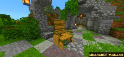 Medieval Wooden Wheels Minecraft PE Mod/Addon 1.11.1, 1.11.1.2