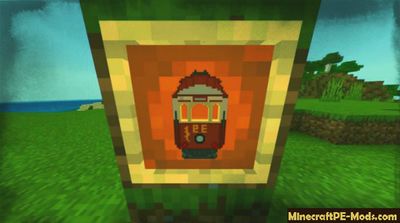 Japanese Tram Vehicle Minecraft PE Addon