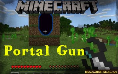 Portal Gun Script/Mod For Minecraft PE 1.12.0.4, 1.12.0 Windows 10