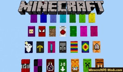 More Wearable Cape Banners Minecraft PE Addon/Mod 1.12.0.2