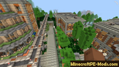Feiran's City | Modern Realistic Texture Pack Minecraft PE 1.12, 1.11