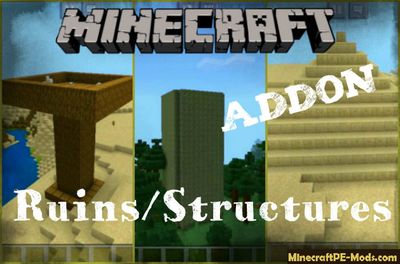Ruins/Structure Generation Minecraft PE Mod 1.12.0, 1.11.1