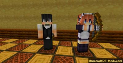 Maids and Butlers Minecraft PE Mod iOS/Android 1.12.0, 1.11.4