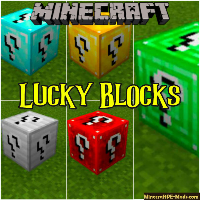 Lucky Blocks  Minecraft PE Mods & Addons