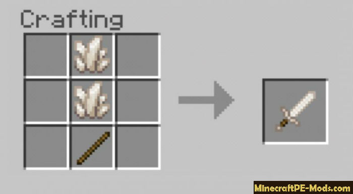 More Crafting Swords Minecraft PE Mod - Addon 1.20, 1.19.83 Download