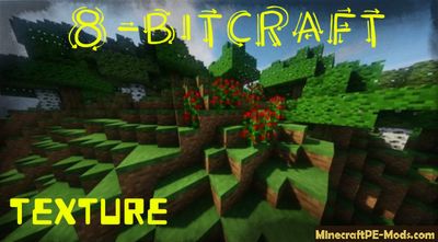 8-bitCraft 8x Minecraft PE Texture Pack 1.12.0, 1.11.4 - iOS/Android