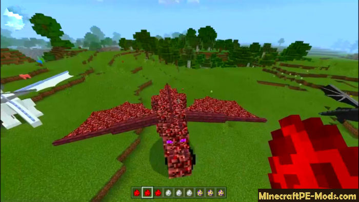 Dragoncraft Rideable Dragons Minecraft Pe Mod 1 16 2 Download
