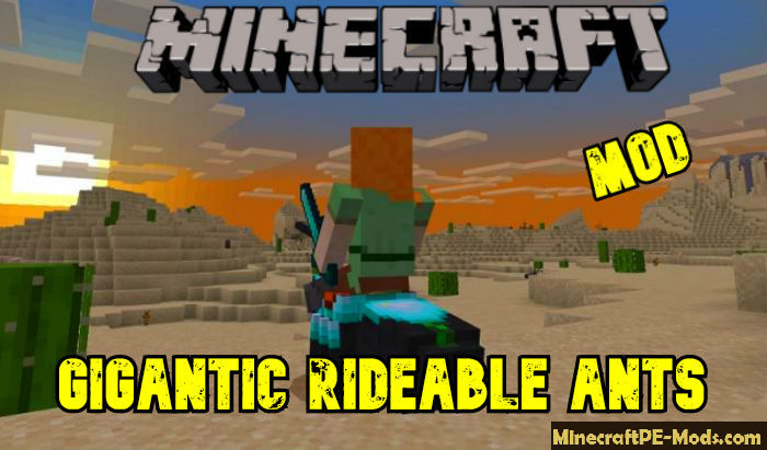 Gigantic Rideable Ants Minecraft Pe Mod 1 17 0 1 16 221 Download
