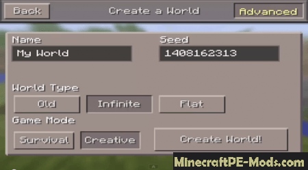 Seeds with village for Minecraft PE 1.11, 1.10.0, 1.9.0.15