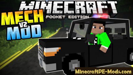 Advance Vehicles Mod For Minecraft PE 1.8, 1.7 Download