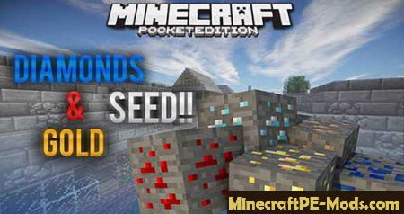 Gold And Diamonds Under Spawn Seed For Mcpe 1 1 19 51