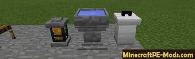 Dan’s Furniture Minecraft PE Mod 1.2.0, 1.1.5, 1.1.4, 1.0.0