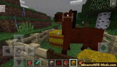 Horses Mod For Minecraft PE 0.14.0, 0.13.1 Download