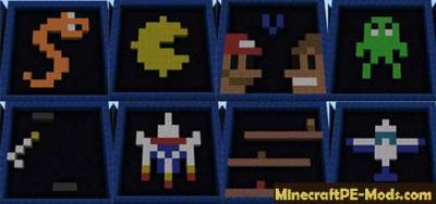 Arcade Games In Minecraft PE Mod, Map & Textures 1.1.0, 1.0.6