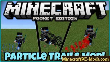 Trails Mod Colored Traces In Minecraft Pe 0 12 3 0 12 1 Download