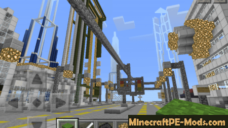 The New York City 3005 Map For Minecraft PE 1.11, 1.10.0 