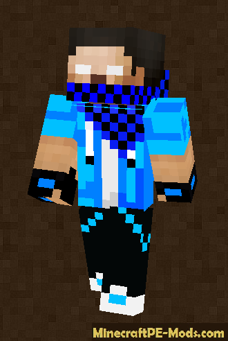 Bandit Herobrine Skin for Minecraft PE 1.20.15, 1.19.83