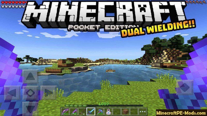 Dual Wielding Addon For Minecraft Pe Ios Android 1 16 1 1 16 40 Download