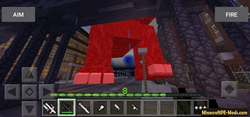 Godzilla Mod For Minecraft PE iOS and Android 1.8, 1.7 