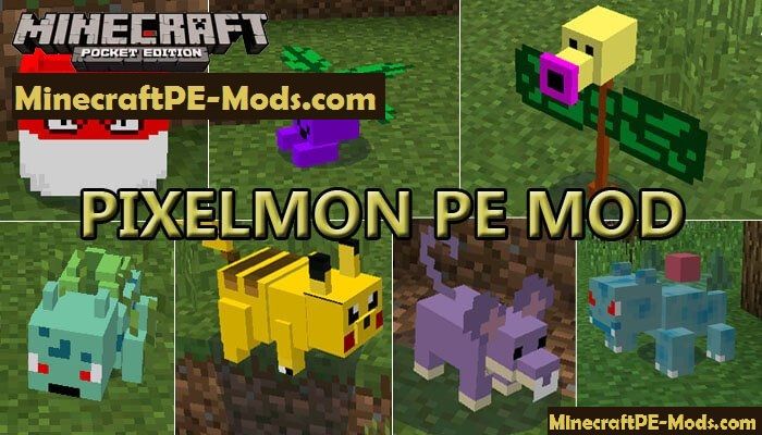 Pixelmon Mod For Minecraft Pe 1 16 40 1 14 60 Download