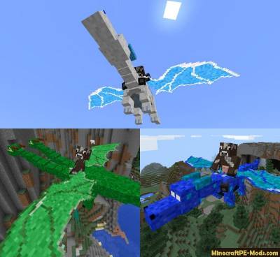 Dragon Mount Minecraft PE Mod 1.1.4, 1.1.3, 1.1.2, 1.0.9, 1.0.0