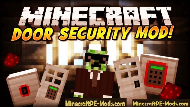 Door Security 2 Mod For Minecraft Pe 0 14 2 0 14 1 0 14 0 Download
