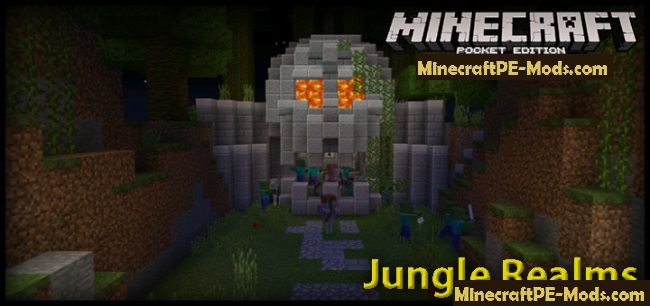 Jungle Realms Pve Pvp Arena Map For Minecraft Pe 1 16 40 1 16 Download