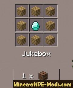 Jukebox Mod For Minecraft PE 1.2.0, 1.1.5, 1.1.4, 1.1.0