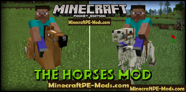 Horses Mod For Minecraft Pe Android 0 14 2 0 14 1 0 14 0 Download