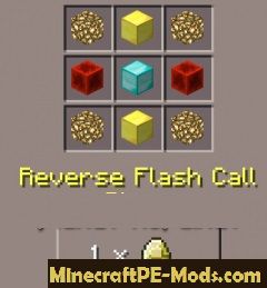 The Flash Minecraft PE Mod 1.2.0, 1.1.5, 1.1.4, 1.1.3, 1.0.0