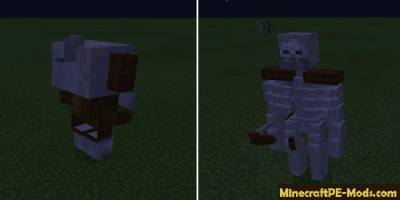 Mutant Creatures Mod For Minecraft PE 1.2.0, 1.1.5, 1.1.4, 1.1.3