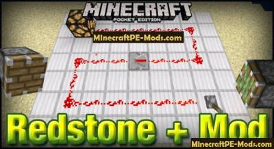 Pocket Piston (Redstone +) Mod for Minecraft PE