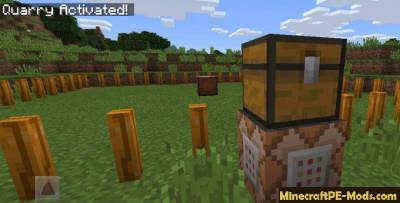 Better Quarry Mod For Minecraft PE Android 1.2.0, 1.1.5, 1.1.4
