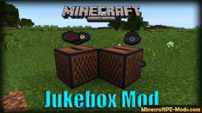 Jukebox Mod For Minecraft PE 1.2.0, 1.1.5, 1.1.4, 1.1.0