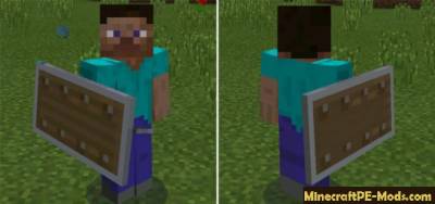 Shields Minecraft PE Mod 1.1.0, 1.0.9, 1.0.8, 1.0.7, 1.0.0