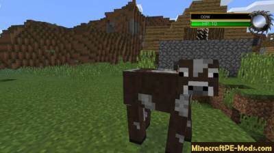 Damage Indicator Mod For Minecraft PE 1.2.0, 1.1.5, 1.1.4, 1.1.3