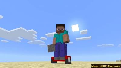 Hoverboards Mod For Minecraft PE 1.2.0, 1.1.5, 1.1.4, 1.0.0