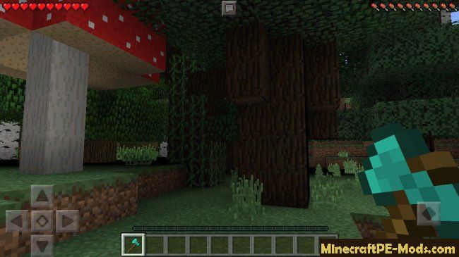 Tree Capitator mod MCPE 1.17 Free Download