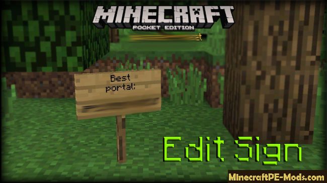 Minecraft PE Mods Bedrock Edition 1.2.9, 1.2.8, 1.1.5 