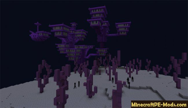 The End City Creation Map For Minecraft PE 1.12.0, 1.11.1 