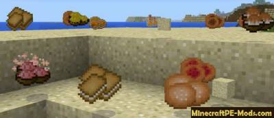 Useful Food MCPE Mod 1.0.6, 1.0.4.11, 1.0.4.1, 1.0.4, 1.0.0