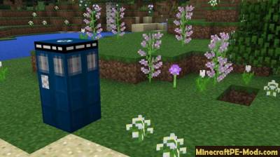 Tardis Mod For Minecraft PE 1.2.0, 1.1.5, 1.1.4, 1.1.3