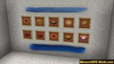 Useful Food MCPE Mod 1.0.6, 1.0.4.11, 1.0.4.1, 1.0.4, 1.0.0